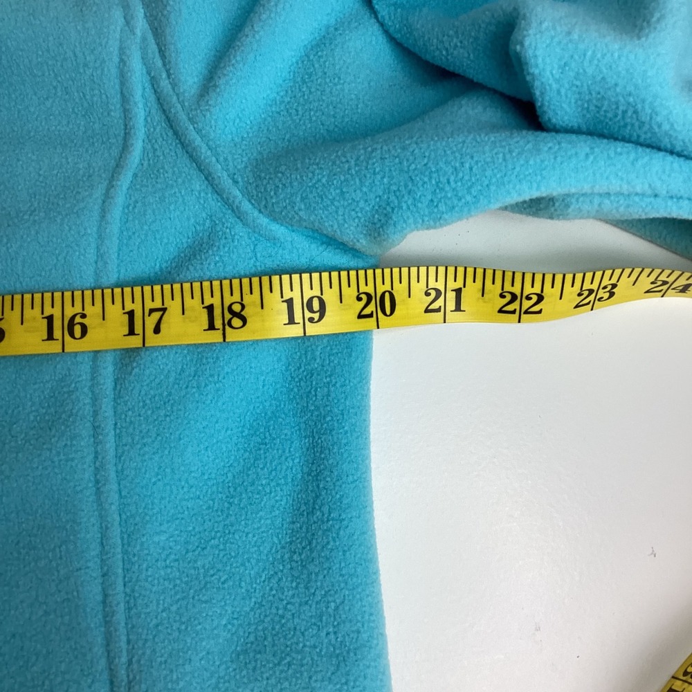 LL Bean Womens Turquoise Blue Full Zip Fleece Jacket 295927 Small Regular - Picture 11 of 13